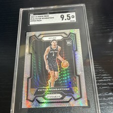 Panini Prizm Victor Wembanyama #136 Hyper Prizm Rookie SGC 9.5 Spurs
