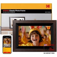 10.1 Inch WiFi Digital Picture Frame with 32GB Storage, 10.1 inch Black