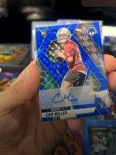 2025 Mosaic Cam Miller Rookie Auto RC Blue Prizm /99 Raiders