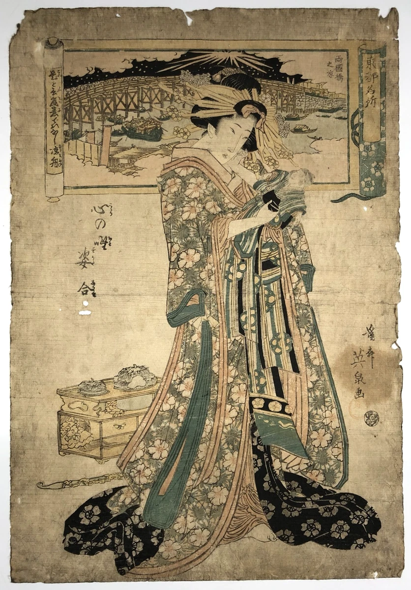 日本古董印花| eBay