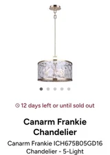 Canarm Frankie Chandelier - 5-Light Elegant Lighting