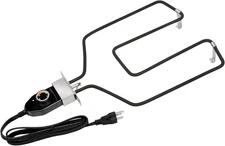 Replacement Part Electric Smoker and Grill Heating Element with Adjustable Therm