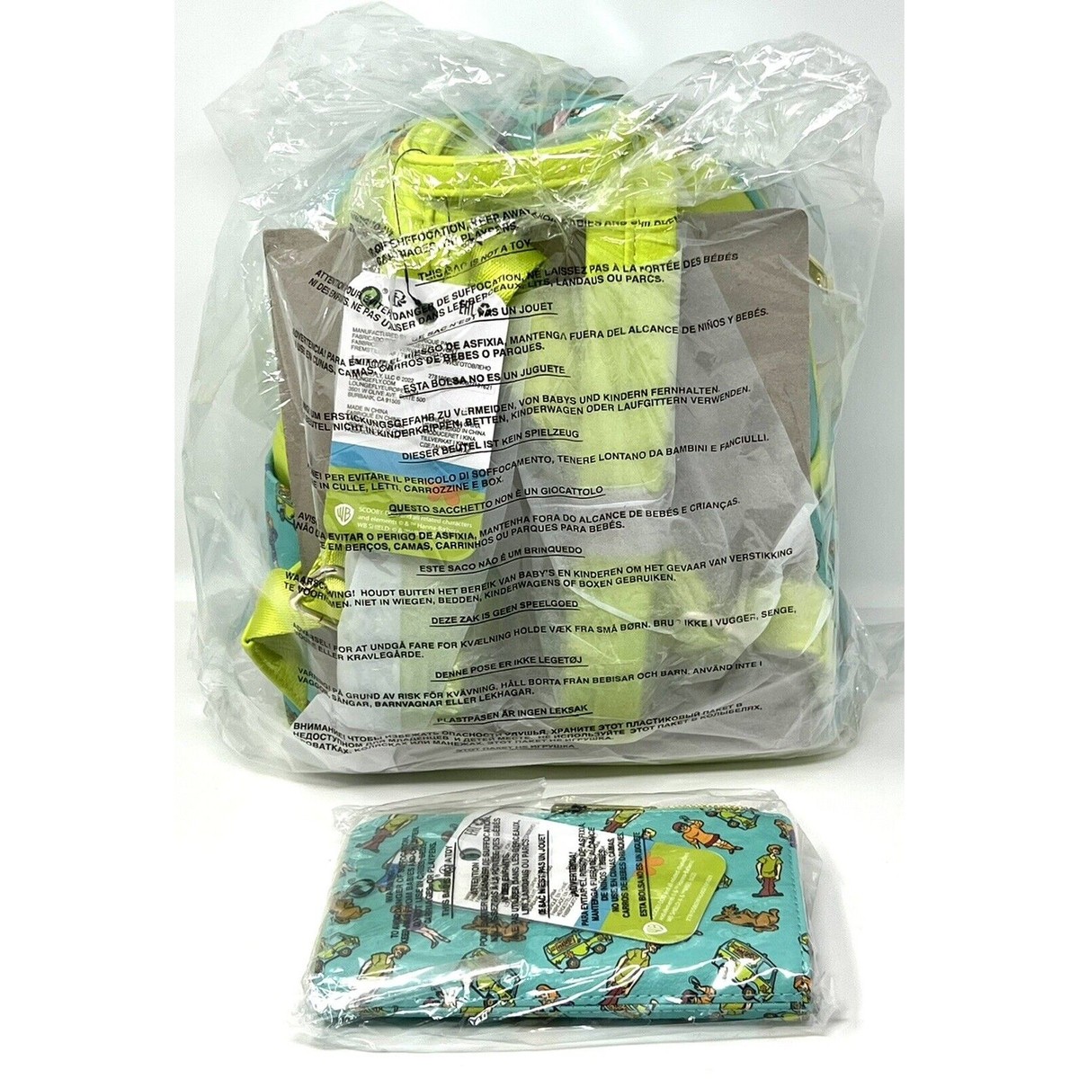 Loungefly Scooby Doo All Over Print Mini Backpack & Wallet  display picture 2
