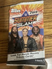Topps 2019 WWE SummerSlam Factory Sealed Pack