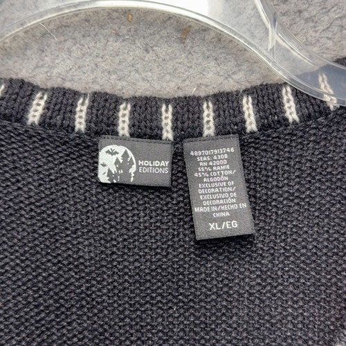 Holiday Editions Halloween Pullover Weste Damen XL Geist Kürbis Hexe Katze Boo - Bild 5 von 9