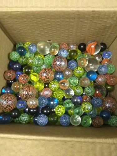 250 MARBLE BALLS 1/2 INCH WITH 1 INCH SHOOTERS - Bild 4 von 4