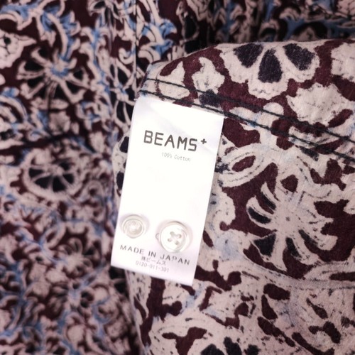 BEAMS PLUS Men's Made in Japan Floral Print Shirt - Size L - Picture 7 of 7