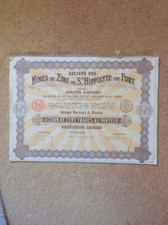 Mines De Zince De St. Hippolytie But Fort 1927