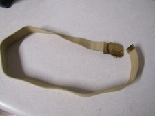 VINTAGE US MILITARY BELT AND BUCKLE WW2 ERA US ARMY APPROX 30 INCHES 1