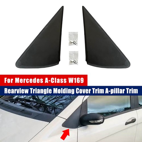 1Pair Rearview Triangle Molding Trim for Mercedes A Class For W169 A1696900287 - Picture 9 of 9