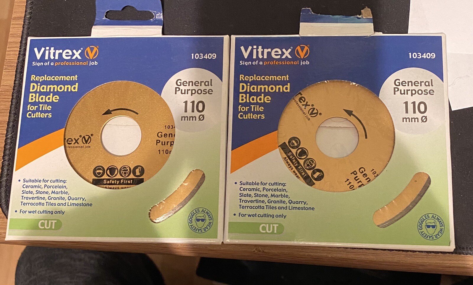 Vitrex Tile Cutter Diamond Blade 110mm 103409 for sale online eBay