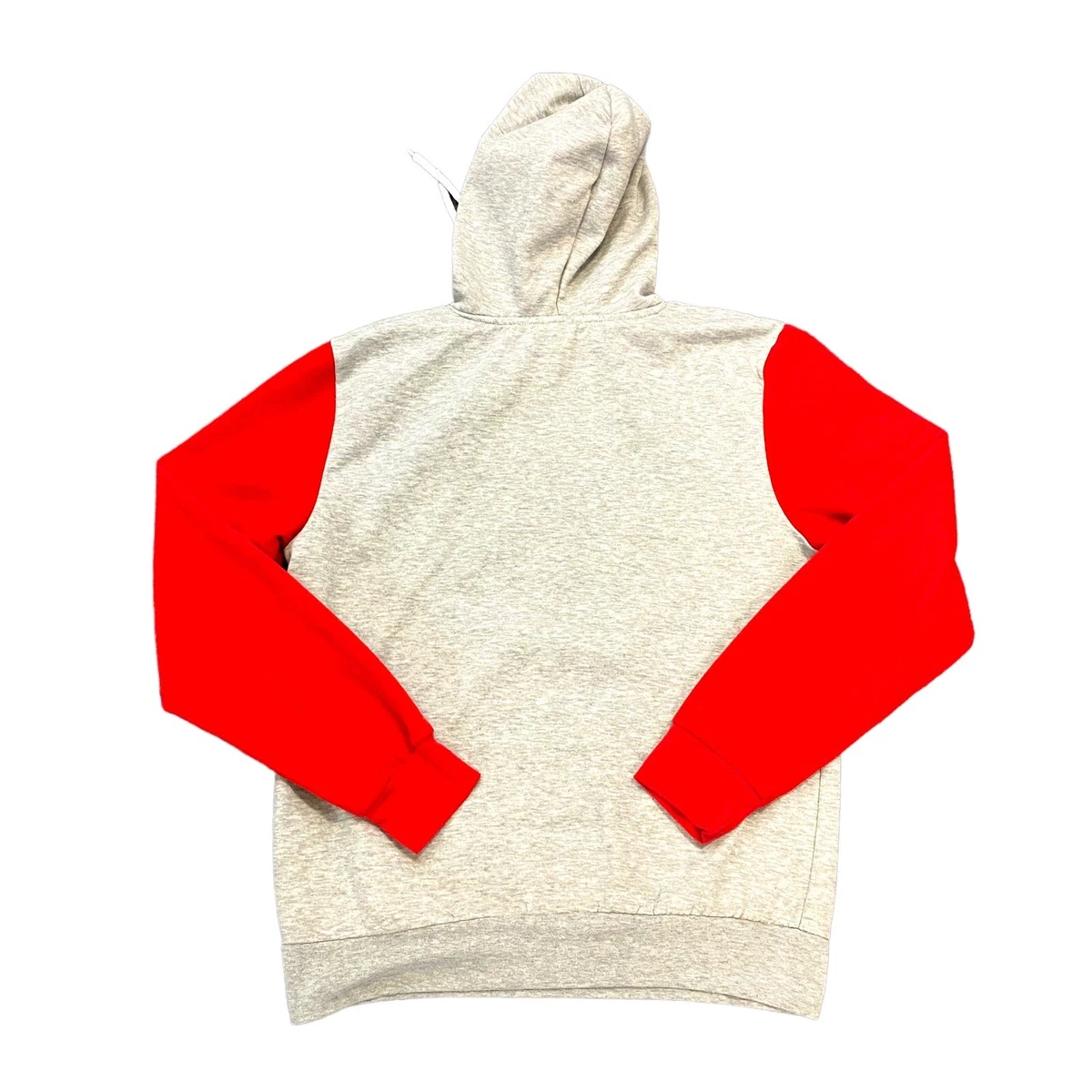 Vintage Nintendo 64 Mens Pull Over Hoodie Classic N64 Logo Red Sleeves Medium