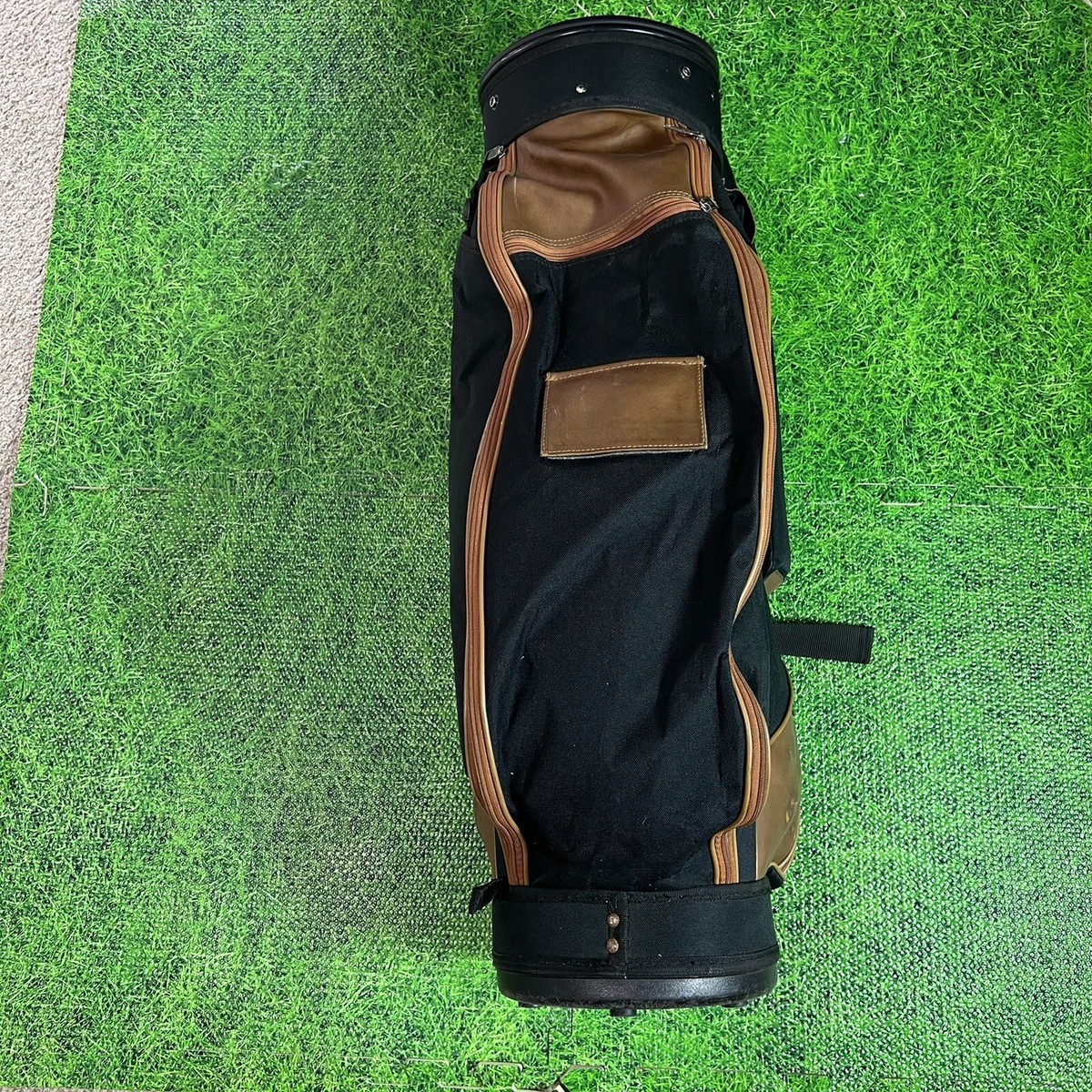 【HI FI FNK】Dot Way Bag Vintage Top Flite 6-Way Black And Brown Golf Bag | eBay