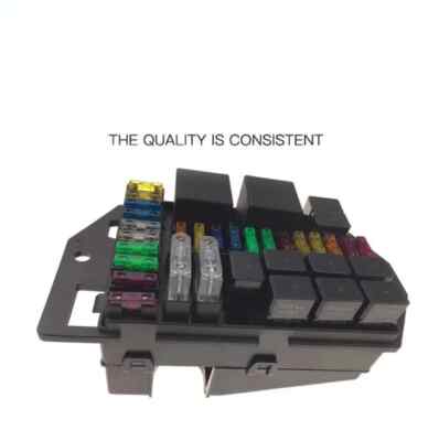 38 Way Blade Fuse Block with Fuse Box Holder and relay Damp-Proof Cover for Car
