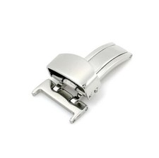 Butterfly Flip Clasp Folding Buckle Stainless Steel Watch Band Strap Buckle