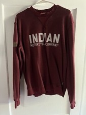 Indian Motorcycle Women s Sweatshirt Maroon Size Medium