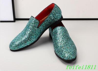 Mens Sequins Glitter Shoes Casual Club Party Wedding Bar Dress Work Oxfords  2024 | eBay