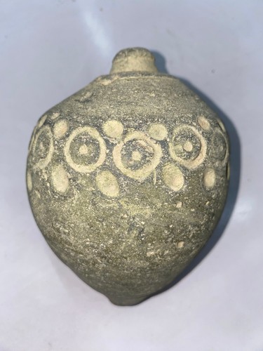 Granata a mano bizantina decorata stile occhio con punti della regione di Herat Afghanistan - Foto 8 di 16