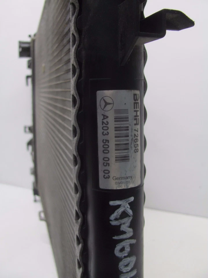 KM601175 01 02 03 04 05 MERCEDES C320 W203 COOLING RADIATOR (203 500 05 03) OEM - Image 4 of 4
