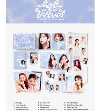 RED VELVET  2025 SEASON’S GREETINGS OFFICIAL SM ARTIST CALENDAR+DIARY+PHOTO+ETC