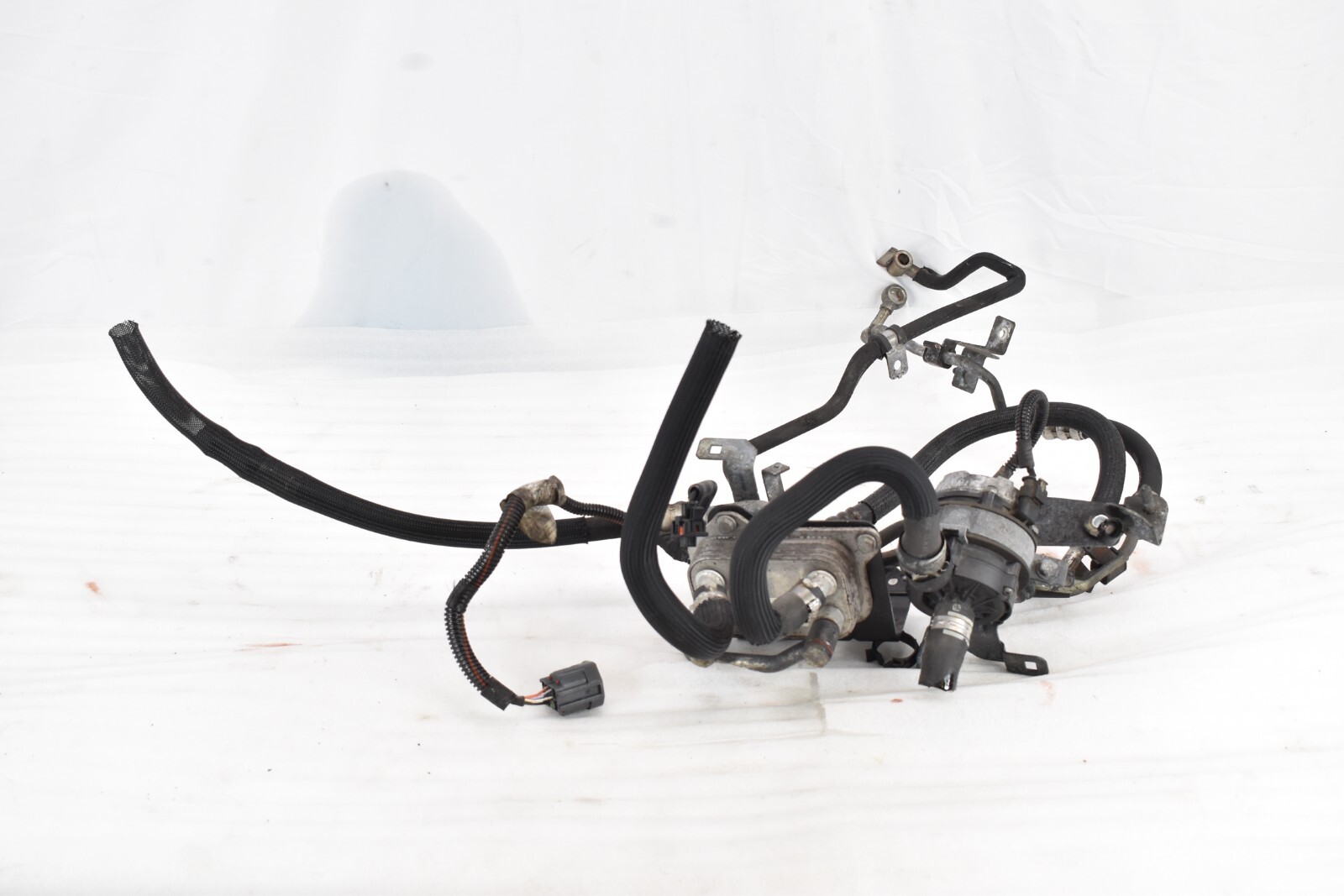 🚀 2014-17 MASERATI GHIBLI ENGINE OIL COOLER AUXILIARY PUMP SET 670005347