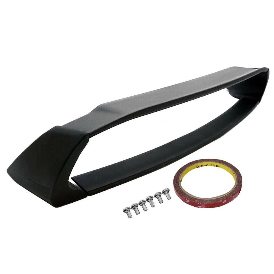 For 11- 16 2nd Gen Scion TC Unpainted Black ABS Plastic Rear Trunk Wing Spoiler Foto 3 de 4