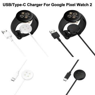 USB Smart Watch Charger 1M Charger Cord Adapter for Google Pixel Watch 2