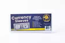 10 Banknote Currency Sleeves Rigid US Dollar Modern Size US Topload Holders Note