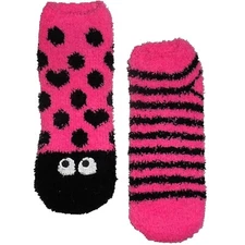Planet Sox Women's Fuzzy Cozy Comfy Slipper Lounge Socks, size 9-11  2 Pack NWT