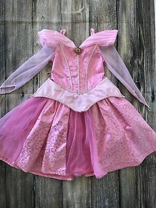 New Disney Parks Sleeping Beauty Aurora Costume Girls Dress 14-16 X-Large