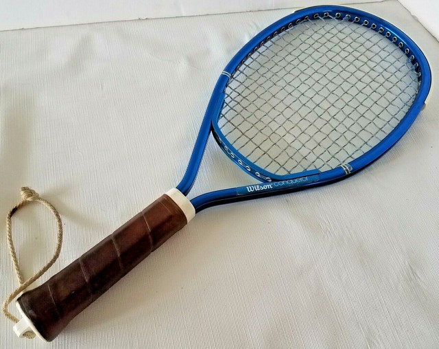 Vintage Wilson Conqueror Racquetball Racquet 1970's 1980's Retro Racket Blue eBay
