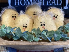 Primitive Chicks Peeps Bowl Fillers Farmhouse Spring Easter Tiered Tray Country