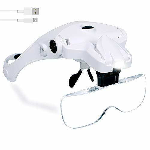 Hands Free Headband Magnifying Glass 5 2. New Max 89% OFF product Lenses 2.0X 1.0X 1.5X