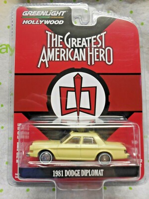 2021 GREENLIGHT Hollywood 32 Greatest American Hero 1981 Dodge Diplomat 44920-A