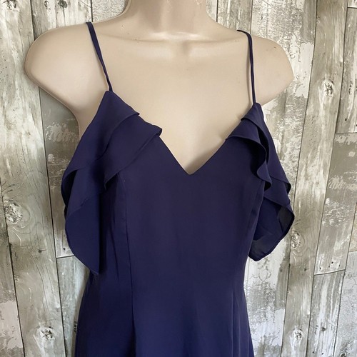 Revolve Majorelle Blau Satin Minikleid S - Bild 2 von 8