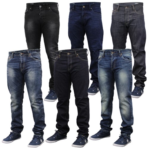 Mens Denim Jeans Emporio Seven Pants Faded Slim Fit Trousers Designer  Bottoms | eBay