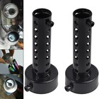2Pcs 48mm Motorcycle Exhaust Pipe Silencer Muffler Insert Baffle DB Killer Black
