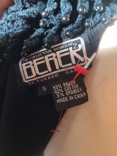 Berek 2 Takako Saxon Black Cardigan Pullover Perlen Geldbörsen Schuhe Schmuck S - Bild 11 von 12