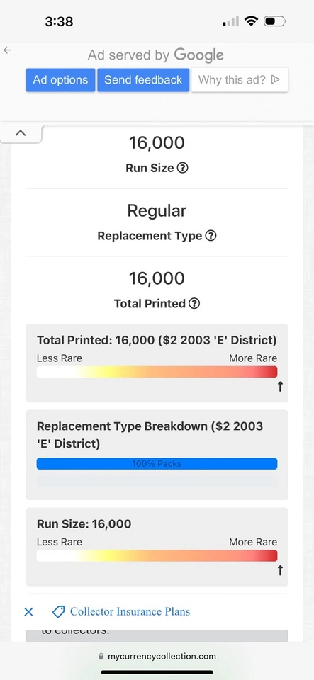2003-$2 DOLLARS BILL STAR NOTE Low Printed Nice Piece For Your Collection  - Image 3 of 3