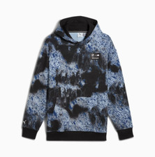 Puma Men's BMW M Motorsport Colour Splash All-over Print Hoodie Black 630749-01