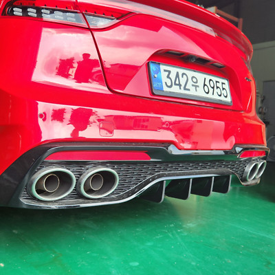 [CONVOY x VELOCE] Diffuser Fin Extensions for Kia Stinger GT & GT Line 2022+