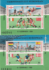 2 blocks football Romania mint 2919