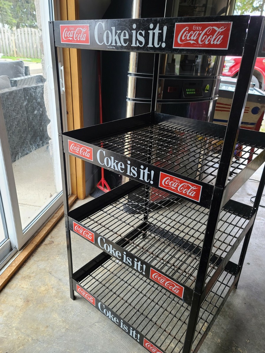 Vintage coca cola metal display rack | eBay