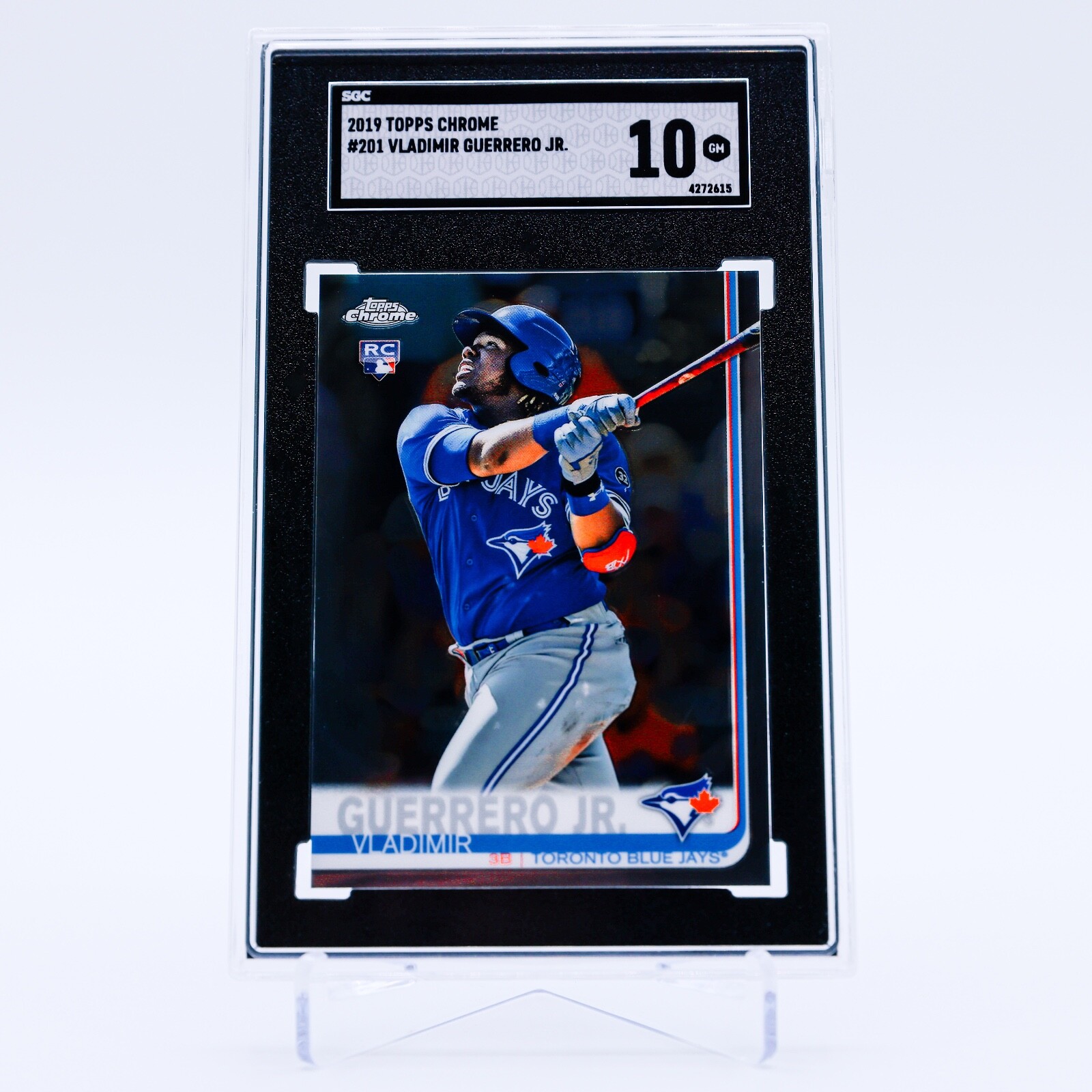 2019 Topps Chrome Vladimir Guerrero Jr. RC #201 SGC 10