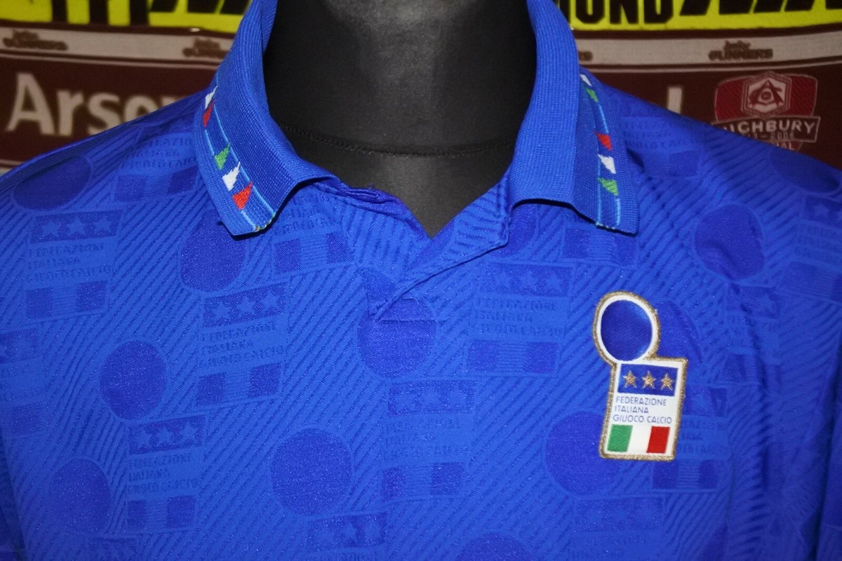 5/5 Italy Italia adults XL 1992 #7 Donadoni football shirt jersey