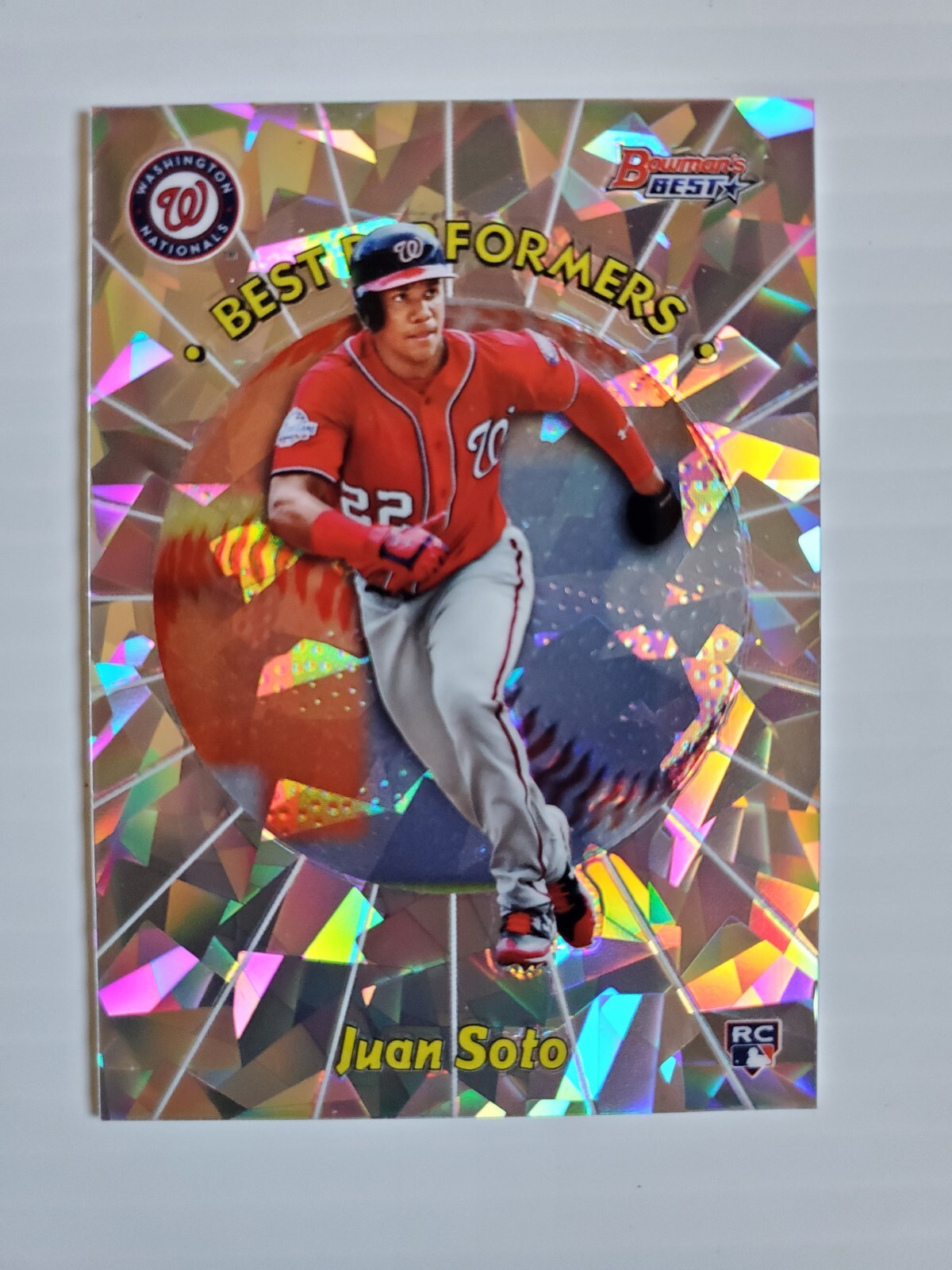 2018 Juan Soto Bowmans Best Atomic Refractor RC #98BP-JS