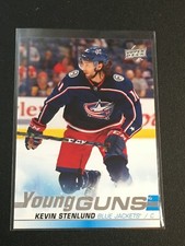 F60293  2019-20 Upper Deck #211 Kevin Stenlund YG RC YOUNG GUNS BLUE JACKETS