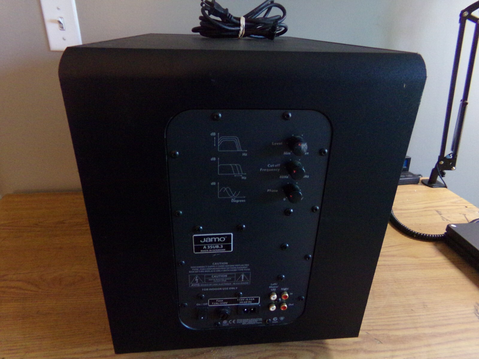 JAMO A3SUB.3 POWERED SUBWOOFER eBay