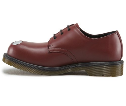 Dr. Martens 3 agujeros 1925 Keaton rojo cereza liso 14603600 - Imagen 4 de 12