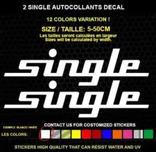 2 Single Decorative Stickers - Vehicles  Accessories, 2 Piece Set